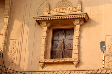 empty tourist place in covid-19, The sacred building carved from stone, Ancient rock curved temples in India