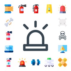 Sticker - accident icon set