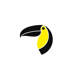 Poster - Toucan head. Logo. Tropical bird