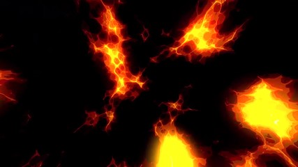 Poster - Flash Fx Comic Dynamic Action Patterns/ 4k animation of a comic cartoon 2d energy effect with posterized electric shape patterns