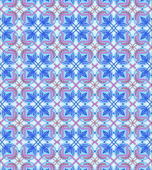  Gorgeous ornamental pattern with colorful background