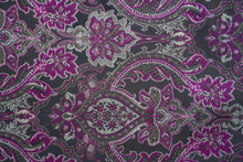 Jacquard Fabric With Paisley Pattern 