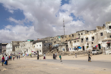 View of Mogadishu, Mogadishu is the capital city of Somalia