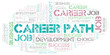 © sharafmaksumov - Career Path typography vector word cloud.