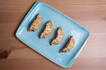 Wall Mural - Gyoza or dumplings snack