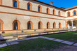 Italy, Milan, 13 February 2020, Sforzesco castle, view and interior details