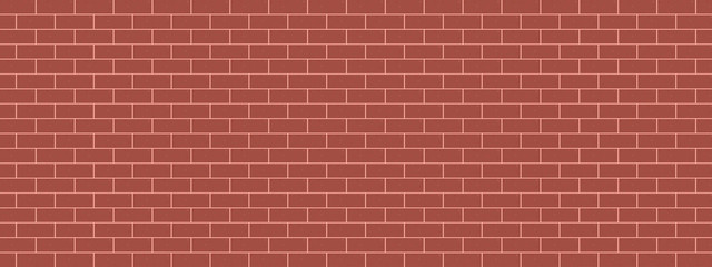 red tiles background brick wall vector panorama illustration pattern seamless 