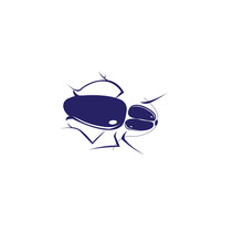 Illustration Of A Simple Color Vector Design Cockroach Insect