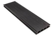 Black Terrace Board From Wood-Plastic Composites Decking Floor