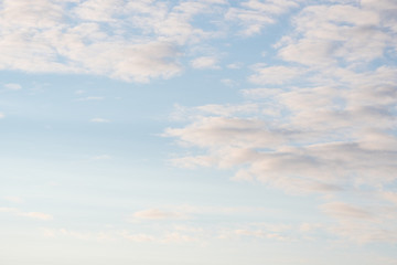 Wall Mural - blue sky cloudscape white clouds