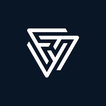 modern triple F icon sign symbol logo design vector template