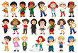 © blueringmedia - Large set of children doing different activities