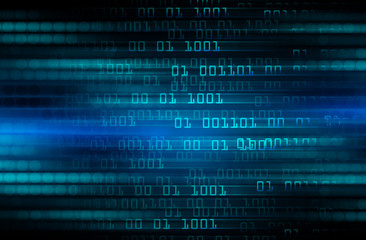 blue cyber circuit future technology concept background