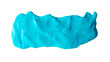 Blue slime isolated on a white background