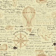 © Rezz - PrintVector image of a seamless texture in the style of a medieval nautical record of the captain's diary engraving sketch