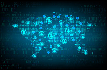 businessman teamwork network