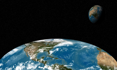 Wall Mural - planet earth in space