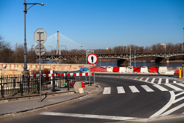 Restricted highway during a pandemic lockdown