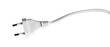 © dule964 - White electricity cable plug isolated on white background with clipping path