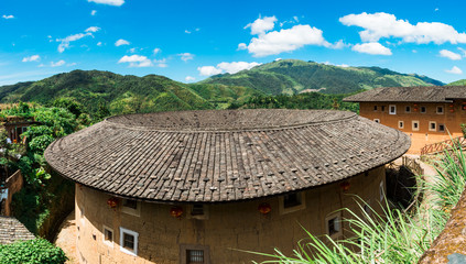 Two hundred years old Tulou in Fujian, China.