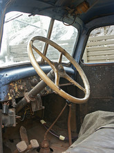 Wnętrze Starej Ciężarówki