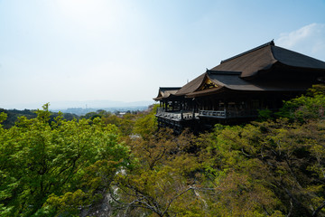 Sticker - Kiyomizudera, Kyoto during the coronavirus crisis.