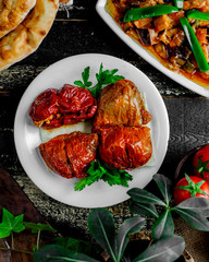 Canvas Print - vegetable dolma on the table