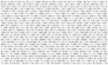 Digital  Binary Code Background. Matrix Style Program. Random Falling Numbers.
