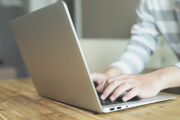 man working on laptop