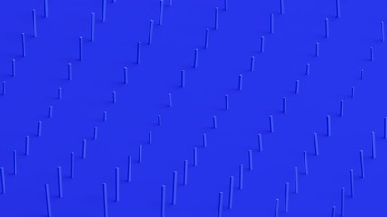 Poster - Abstract 3d render, blue background design, seamless looped 4k animation