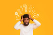 © Prostock-studio - Shocked black guy with question mark over his head