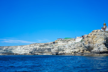 Poster - The steep and steep coast of Cape Tarkhankut