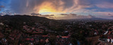 Fototapeta Tęcza - Sunset colors over Escazu, Costa Rica