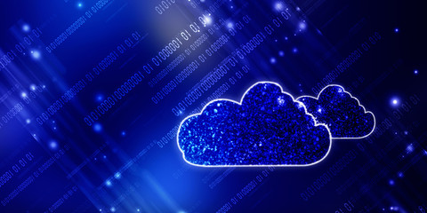 Aufkleber - 2d rendering technology Cloud computing 