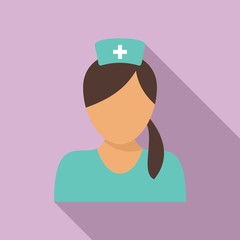 Poster - professional nurse icon. flat illustration of professional nurse vector icon for web design