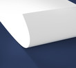 © AlbertFed - Close-up view of white rolled paper / 3D rendering