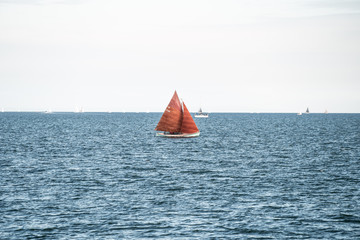 sailboat on the sea