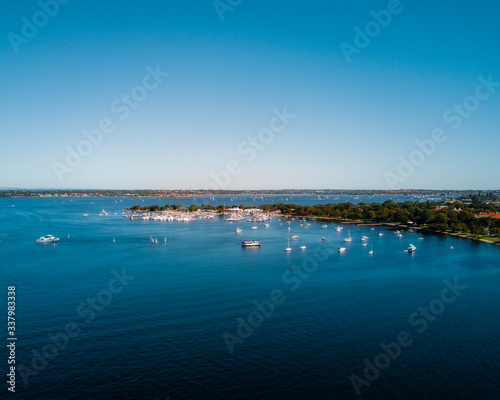 Cuadros en Lienzo Matilda Bay, Perth, Western Australia, Swan River
