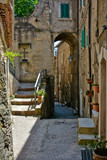 Fototapeta Uliczki - The Abruzzo town of Villalago in Italy
