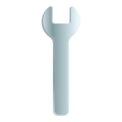 Poster - Wrench tool icon. Cartoon of wrench tool vector icon for web design isolated on white background