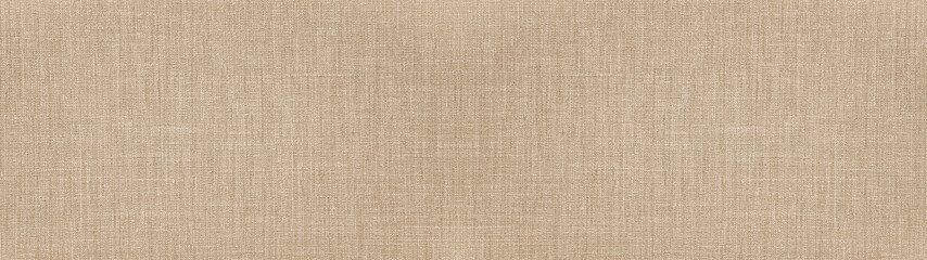 Poster - Brown beige natural cotton linen textile texture background banner panorama