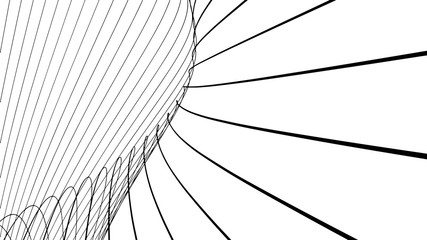 Poster - Abstract background design, modern linear pattern, vector illustration