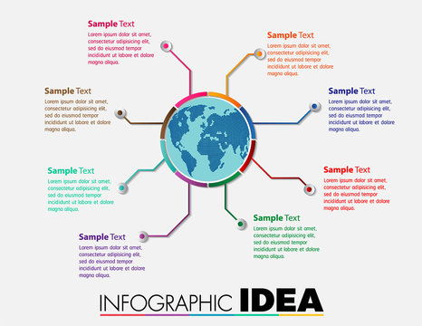 modern circuit text box template for website computer graphic technology, banner Infographics, time line