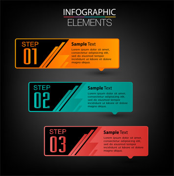 modern text box template, banner Infographics