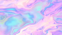 Rainbow Trippy Background. Iridescent Fluid Texture. Liquid Holographic Pattern. Acid Rainbow Waves. Crazy Turbulence Effect.