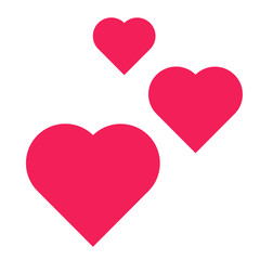Poster - Heart symbol. Vector EPS 10.	