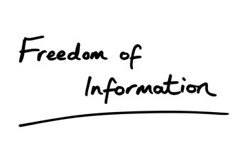 Canvas Print - Freedom of Information