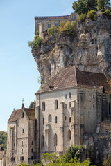 Wall Mural - Pilgrimage town of Rocamadour, Episcopal city and sanctuary of the Blessed Virgin Mary, Lot, Midi-Pyrenees, France