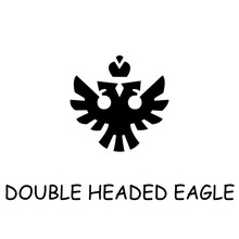 Double Headed Eagle Flat Vector Icon
