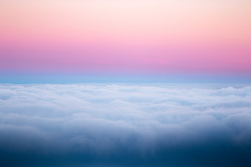 Wall Mural - on a sea of clouds